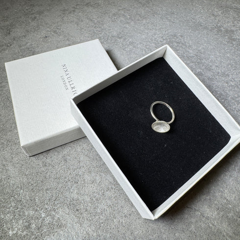 Nina Ullrich Hemisphere Ring Polished X Large